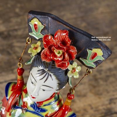 BỘ TƯỢNG CẦM KỲ THI HỌA - GỐM SỨ THỦ CÔNG CAO CẤP